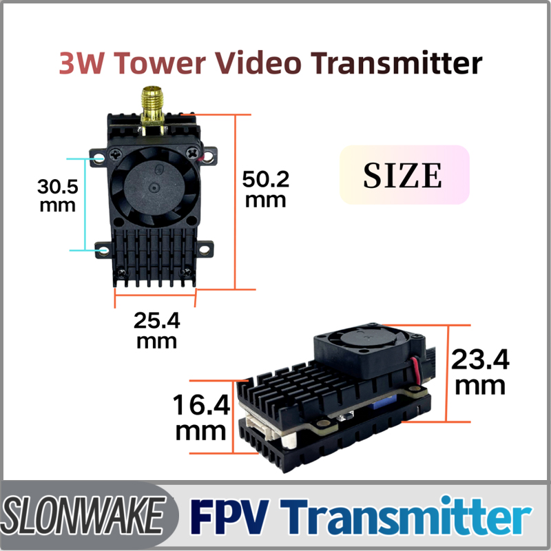 Drone Rc Airplane - SLONWAKE 5.8G 3000mW 시뮬레이션 VTX FPV