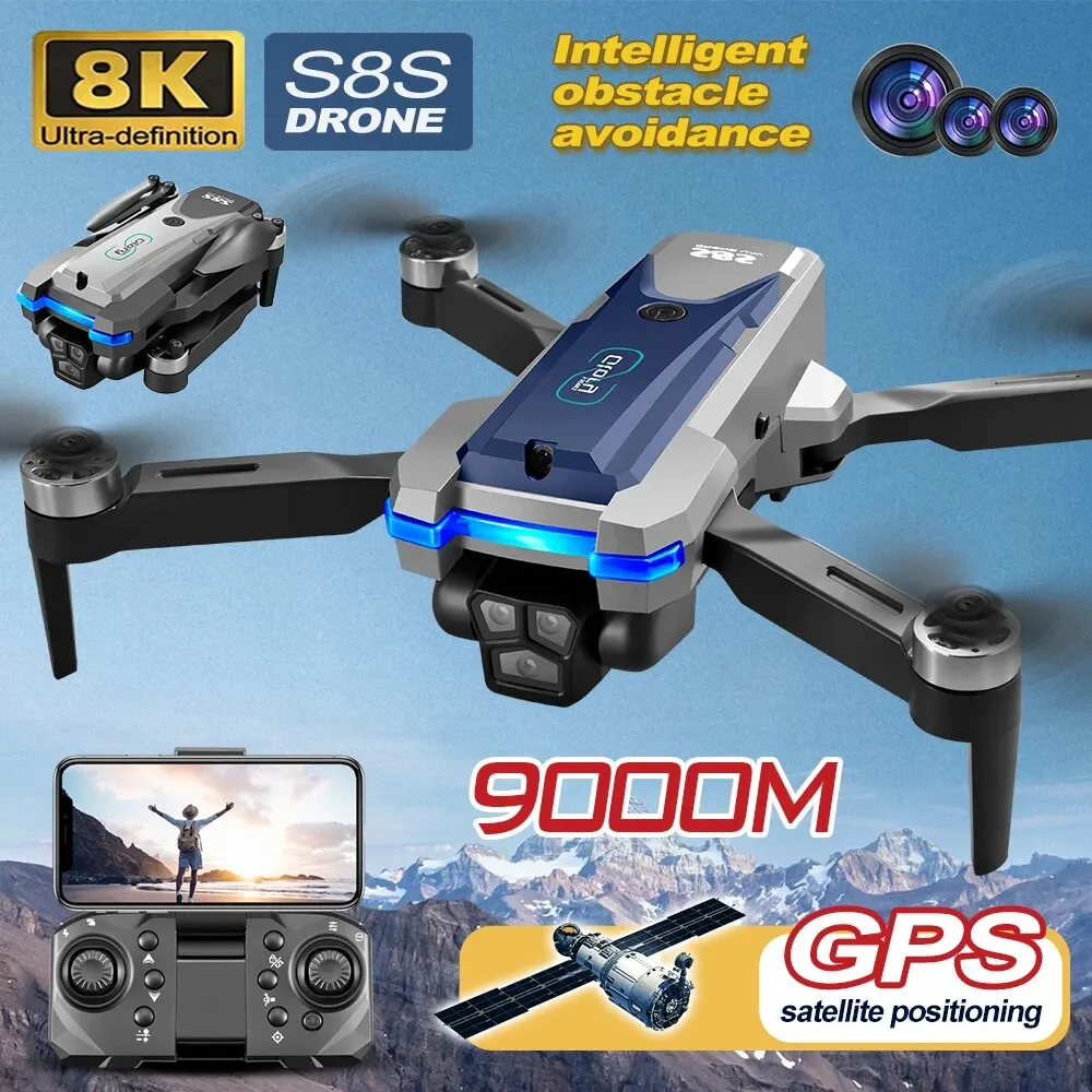 Drone Kf Rc - S8S GPS 드론 5G 와이파이 8K