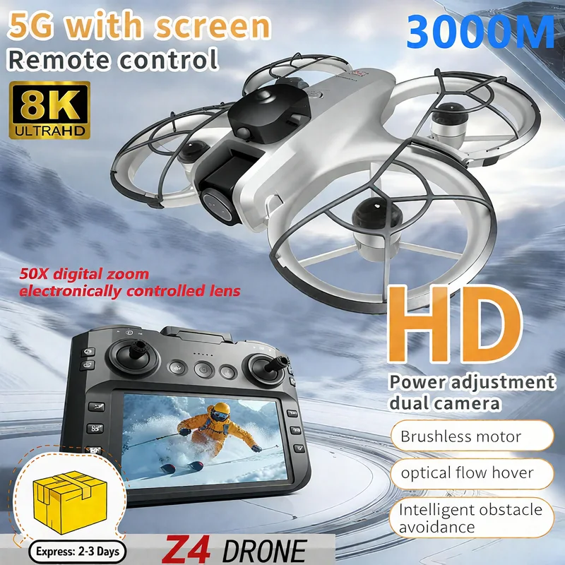 새로운 미니 Z4 드론 4K 프로페셔널 WIFI 5G  - Drone Without Rc 리뷰 및 가격