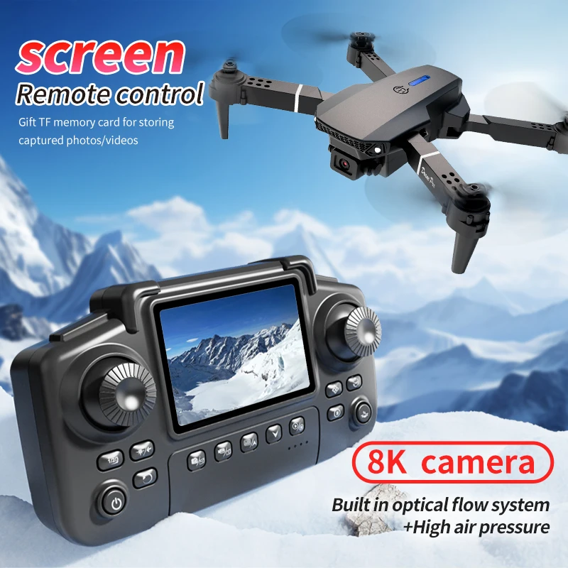 전문 E88 프로 드론 스크린 8K HD 카메라 WiF - Drone Without Rc 리뷰 및 가격