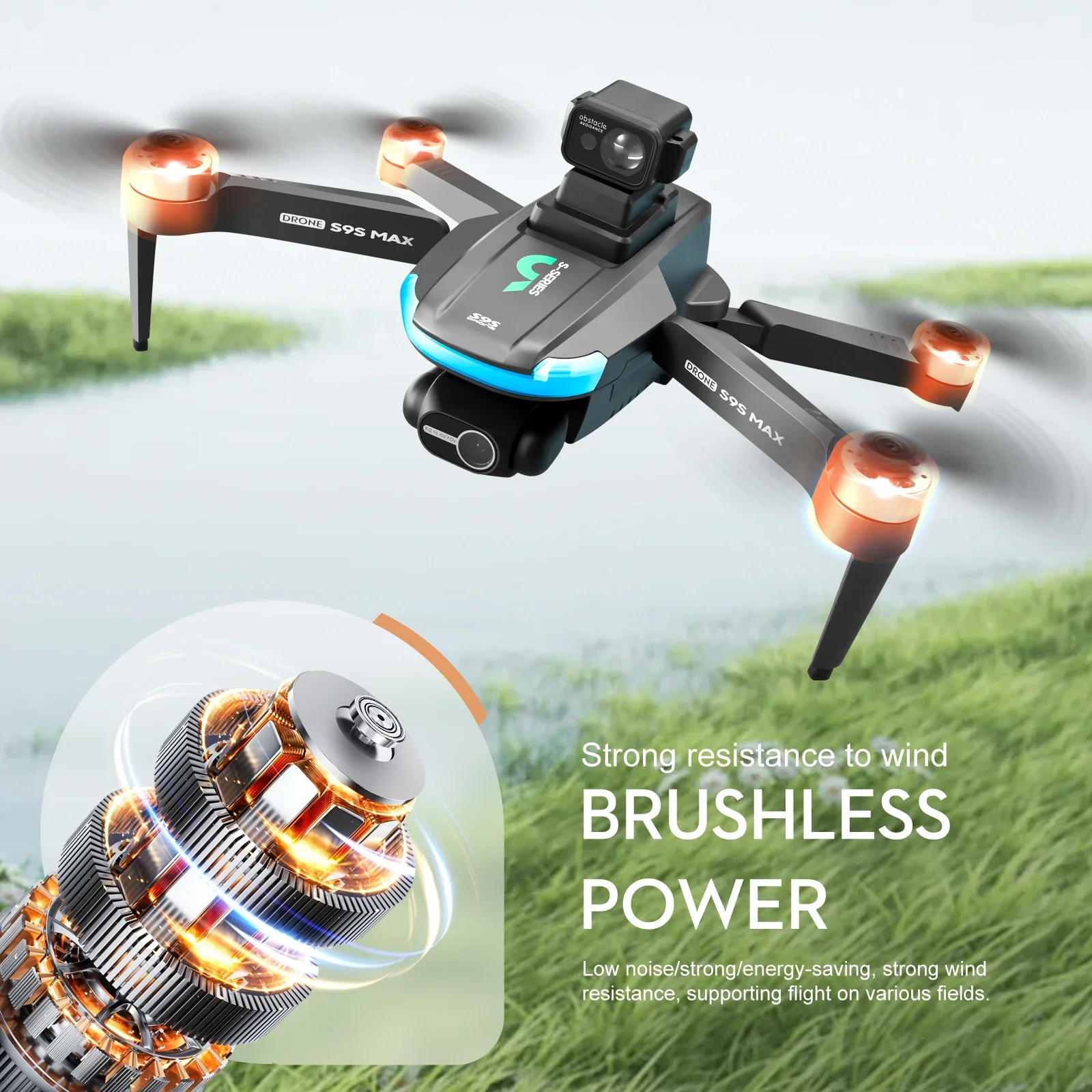 새로운 S9S MAX 미니 드론 4K 2축 PTZ HD - Drone Kf Rc 리뷰 및 가격