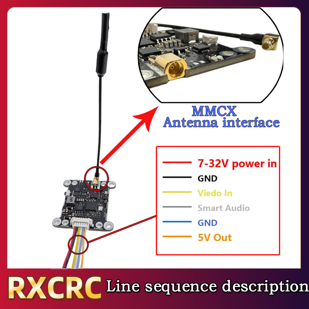 RXCRC 5.8G 모듈 48채널 1.6W VTX 더블 - Drone Rc Airplane 리뷰 및 가격