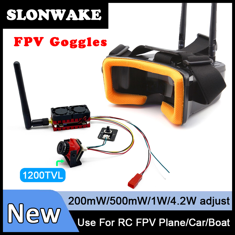 SLONWAKE 5.8G 48CH 4.2W VTX 송신 - Fpv Goggles Headset 리뷰 및 가격