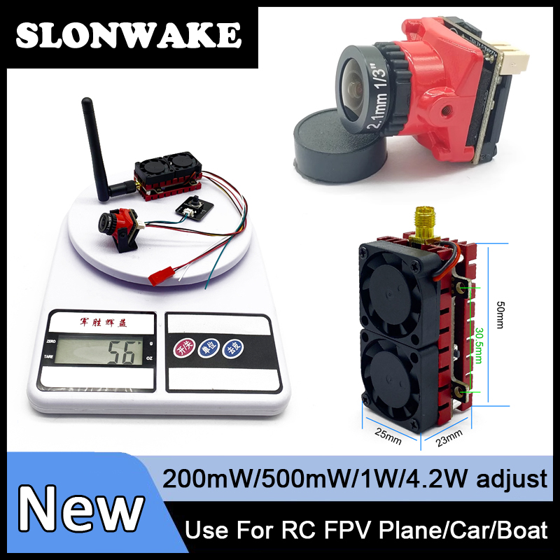 SLONWAKE 5.8G 48CH 4.2W VTX 송신 - Fpv Goggles Headset 리뷰 및 가격