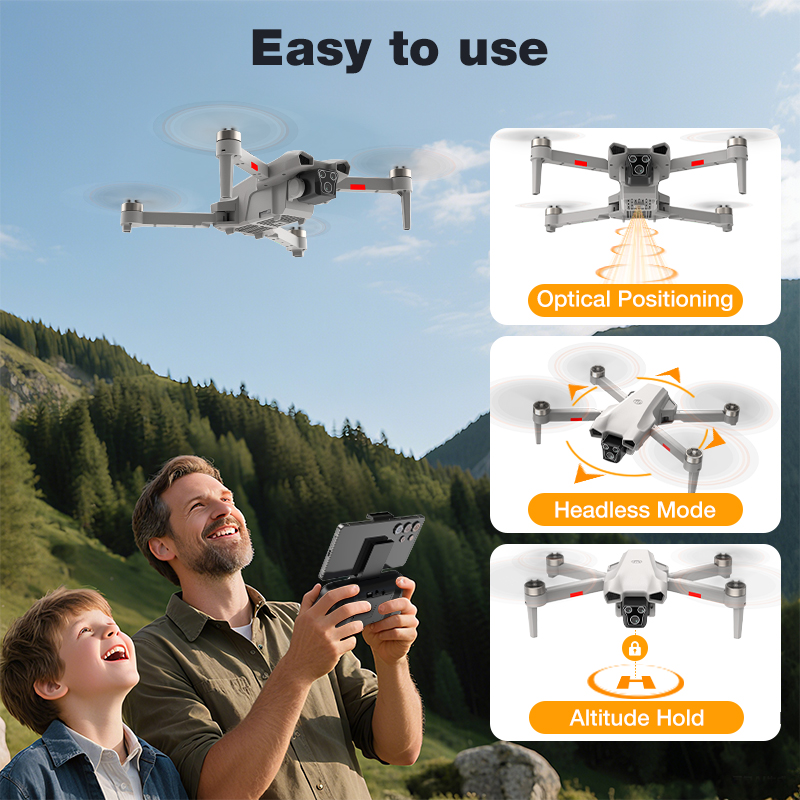 새로운 핫 L017 프로 드론 브러시리스 3D 롤 36 - Drone Kf Rc 리뷰 및 가격