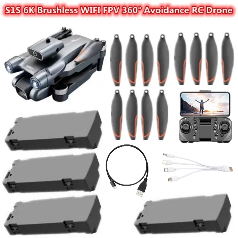 S1S 6K 브러시리스 WIFI FPV 360 °    - Drone Rc S1S 리뷰 및 가격